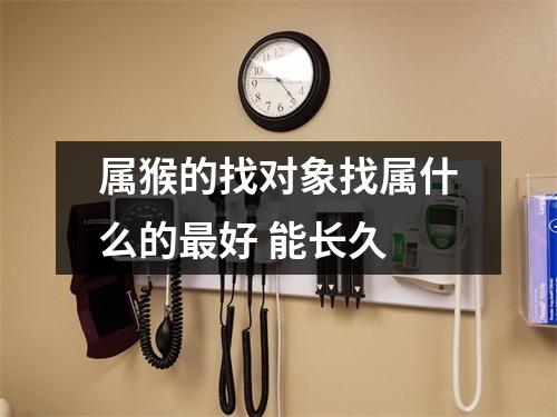 属猴的找对象找属什么的好能长久