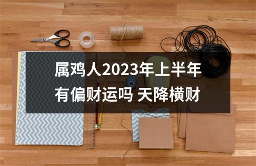 属鸡人2025年上半年有偏财运吗天降横财
