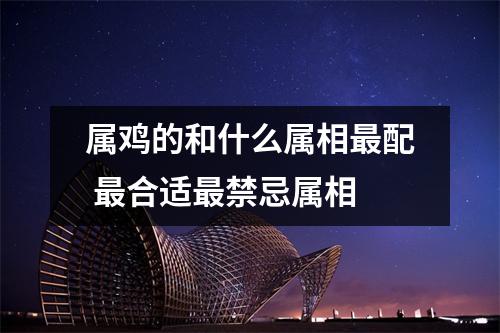 属鸡的和什么属相配合适禁忌属相