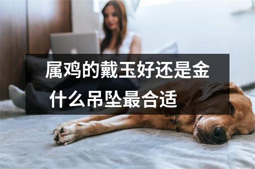 属鸡的戴玉好还是金什么吊坠合适
