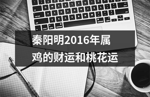 秦阳明2016年属鸡的财运和桃花运