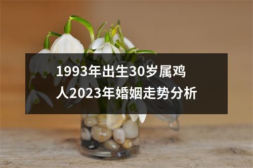 <h3>1993年出生30岁属鸡人2025年婚姻走势分析