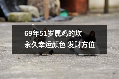 69年51岁属鸡的坎永久幸运颜色发财方位