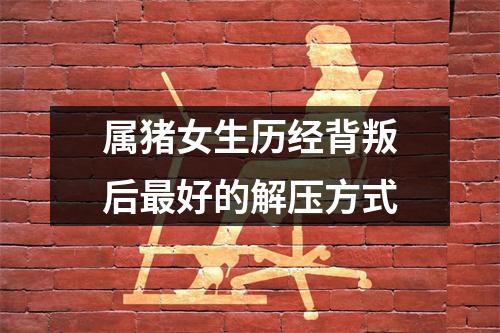 属猪女生历经背叛后好的解压方式