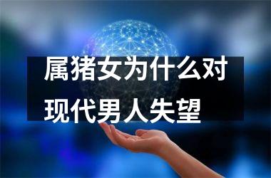 属猪女为什么对现代男人失望
