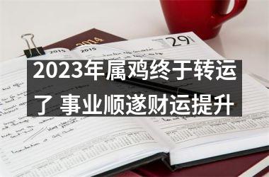 2025年属鸡终于转运了 事业顺遂财运提升