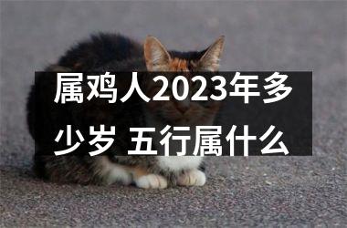 属鸡人2025年多少岁 五行属什么