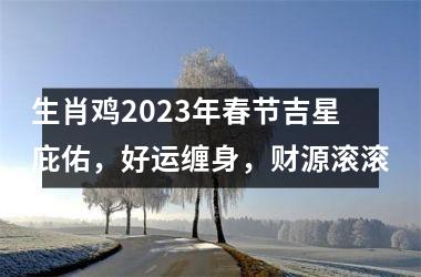 生肖鸡2025年春节吉星庇佑，好运缠身，财源滚滚