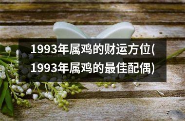 1993年属鸡的财运方位(1993年属鸡的佳配偶)