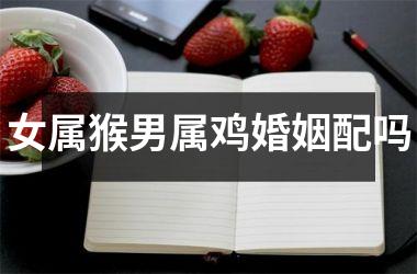 女属猴男属鸡婚姻配吗