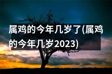 属鸡的今年几岁了(属鸡的今年几岁2025)