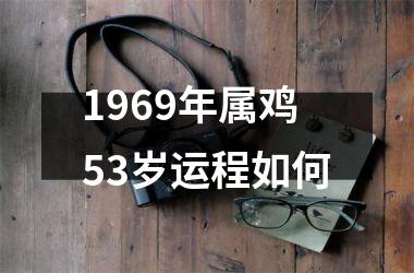 1969年属鸡53岁运程如何