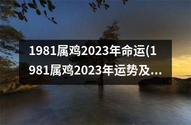 1981属鸡2025年命运(1981属鸡2025年运势及运程每月运程)