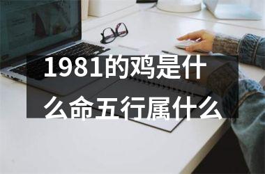 1981的鸡是什么命五行属什么