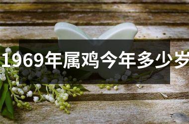 <h3>1969年属鸡今年多少岁