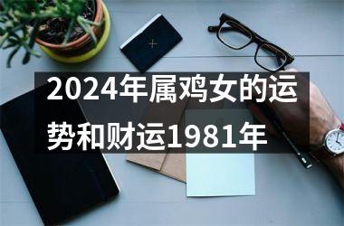 2024年属鸡女的运势和财运1981年