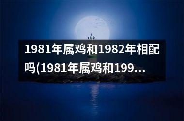 1981年属鸡和1982年相配吗(1981年属鸡和1992年属猴合不合财)