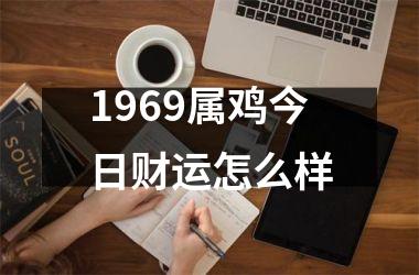 1969属鸡今日财运怎么样