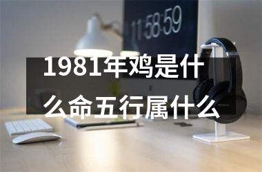 1981年鸡是什么命五行属什么