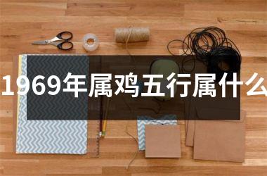 <h3>1969年属鸡五行属什么