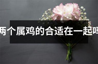 两个属鸡的合适在一起吗
