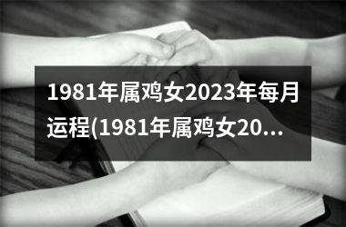 1981年属鸡女2023年每月运程(1981年属鸡女2023年运势完整版)