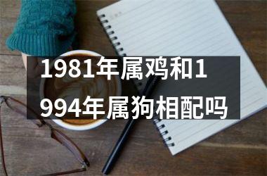 <h3>1981年属鸡和1994年属狗相配吗