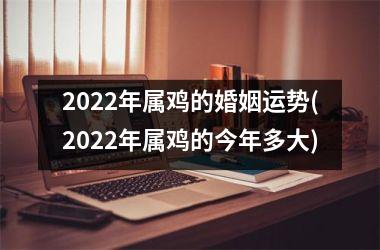 2022年属鸡的婚姻运势(2022年属鸡的今年多大)