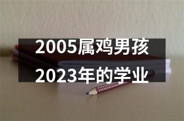 2005属鸡男孩2025年的学业
