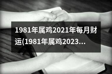 1981年属鸡2025年每月财运(1981年属鸡2025年运势)