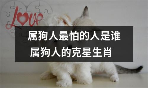 属狗人怕的人是谁属狗人的克星生肖