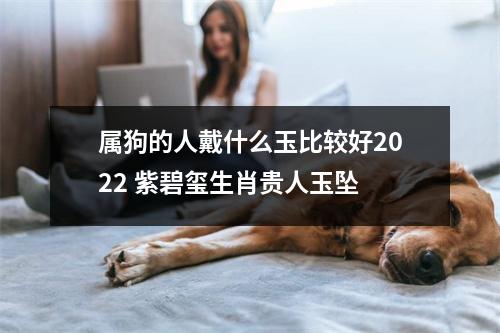 <h3>属狗的人戴什么玉比较好2025紫碧玺生肖贵人玉坠