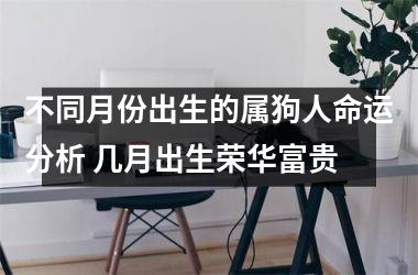 <h3>不同月份出生的属狗人命运分析 几月出生荣华富贵