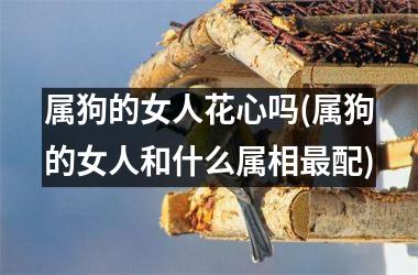 <h3>属狗的女人花心吗(属狗的女人和什么属相配)