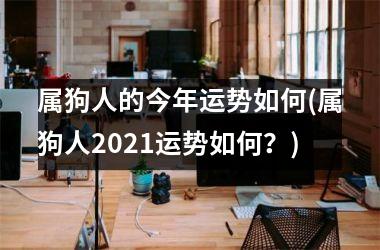<h3>属狗人的今年运势如何(属狗人2025运势如何？)