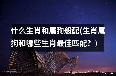 <h3>什么生肖和属狗般配(生肖属狗和哪些生肖佳匹配？)