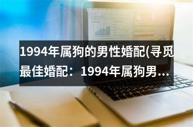 <h3>1994年属狗的男性婚配(寻觅佳婚配：1994年属狗男性)