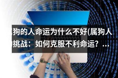 <h3>属狗的人命运为什么不好(属狗人的挑战：如何克服不利命运？)
