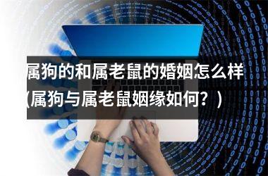 属狗的和属老鼠的婚姻怎么样(属狗与属老鼠姻缘如何？)