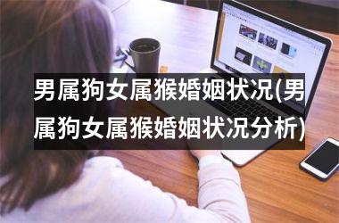 男属狗女属猴婚姻状况(男属狗女属猴婚姻状况分析)