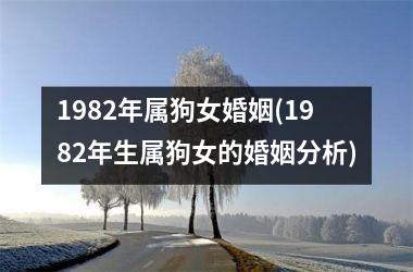 1982年属狗女婚姻(1982年生属狗女的婚姻分析)