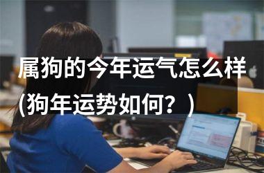 <h3>属狗的今年运气怎么样(狗年运势如何？)