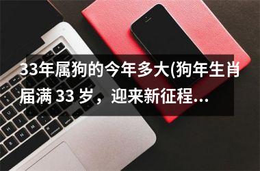 33年属狗的今年多大(狗年生肖届满 33 岁，迎来新征程)