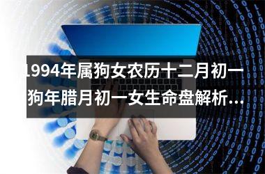 <h3>1994年属狗女农历十二月初一(狗年腊月初一女生命盘解析)