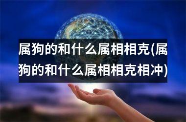 属狗的和什么属相相克(属狗的和什么属相相克相冲)