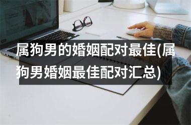 <h3>属狗男的婚姻配对最佳(属狗男婚姻最佳配对汇总)