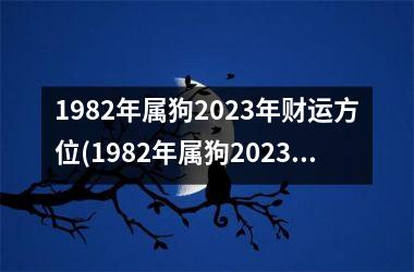 1982年属狗2023年财运方位(1982年属狗2023年运势)