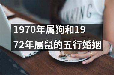 1970年属狗和1972年属鼠的五行婚姻