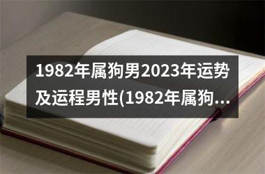 1982年属狗男2023年运势及运程男性(1982年属狗男2023年运势及运程)