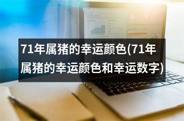 71年属猪的幸运颜色(71年属猪的幸运颜色和幸运数字)